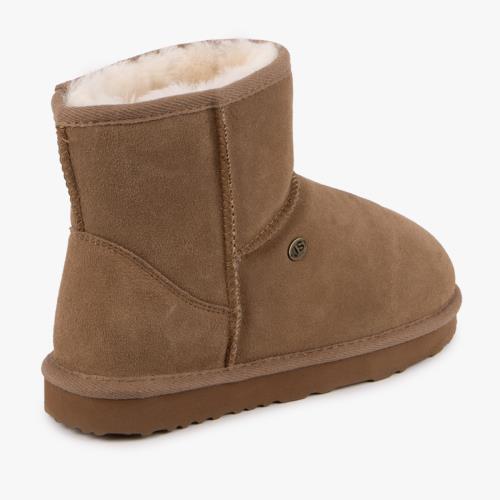 Ladies Mini Classic Sheepskin Boots Chestnut Extra Image 4